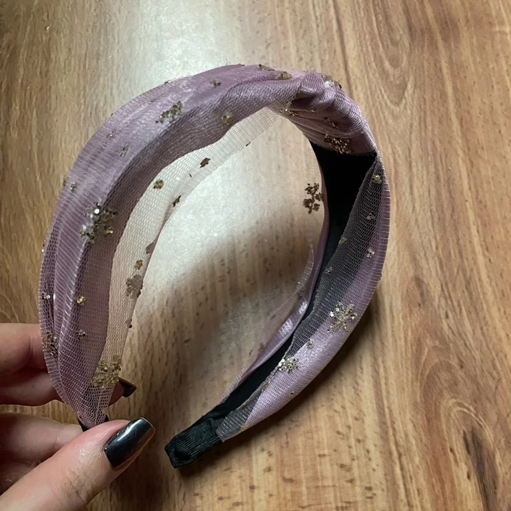 Glitter Tulle Knot headband